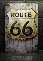 Route 66 Feel the freedom -kyltti