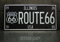Illinois route 66  register plate -sign