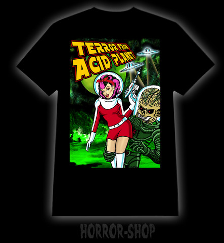 Terror From Acid Planet, t-paita sekä ladyfit