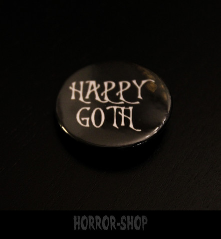 Happy Goth -button