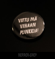 Vittu mä vihaan punkkia -pinssi