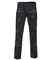 US RANGER HOSE TYP BDU 'STRAIGHT CUT' BLACK CAMO