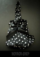 black polka dot pussukka
