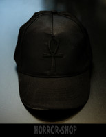 ANKH -lippis mustalla brodeerauksella