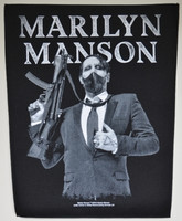 Marilyn Manson Machine gun back patch