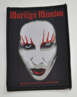 Marilyn Manson Face kangasmerkki