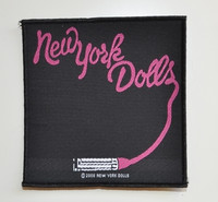 New York Dolls Lipstick logo kangasmerkki