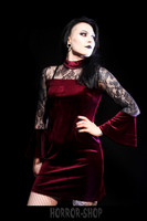 Velvet devil - red, dress