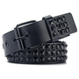 Pyramid belt for metal and goth ladies, black