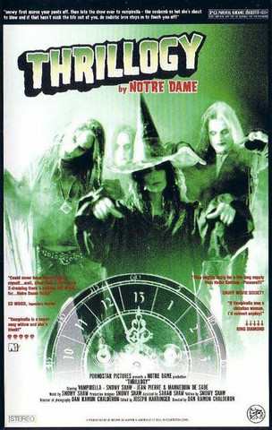 Notre Dame  – Thrillogy (VHS, uusi)