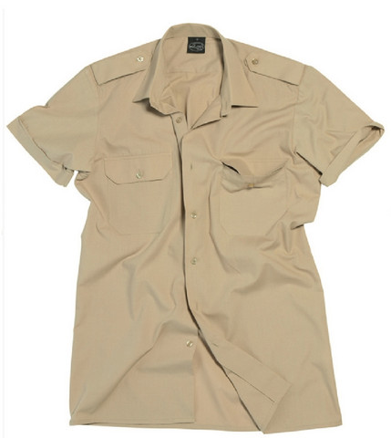 Khaki lyhythihainen palveluspaita