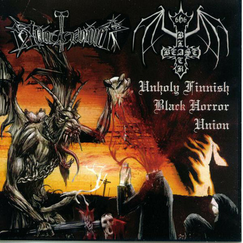 Black Beast / Bloodhammer – Unholy Finnish Black Horror Union (CD, used)
