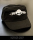 Skull and flames-army cap