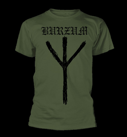 Burzum rune green, t-shirt