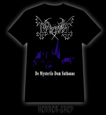 Mayhem t-shirt De Mysteriis Dom Sathanas size L