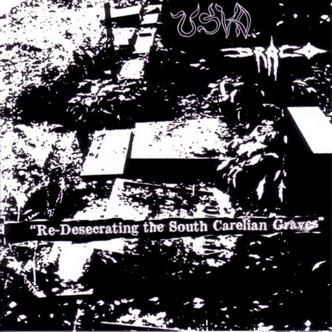 Usva / Draco – Re-Desecrating The South Carelian Graves (CD, uusi)