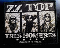 ZZ TOP tres Hombres kangasmerkki