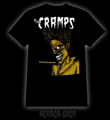 Cramps, bad music for bad people T-shirt
