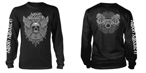 Amon Amarth, Grey skull, pitkähihainen paita