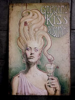 Gorgon's Kiss Absinthe tin sign 20cm * 30cm
