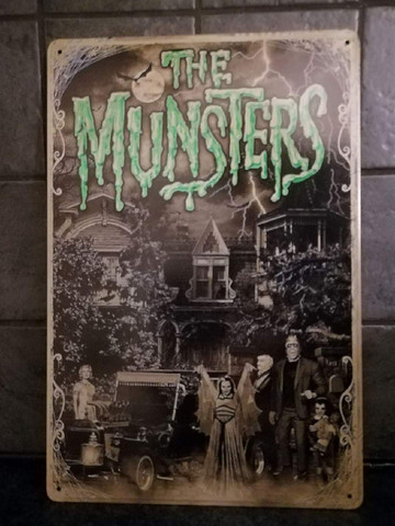 The Munsters tin sign 20cm * 30cm