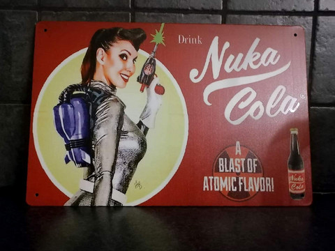 Nuka Cola - A blast of atomic flavor! peltikyltti 20cm * 30cm