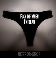 Fuck me when I'm dead strings