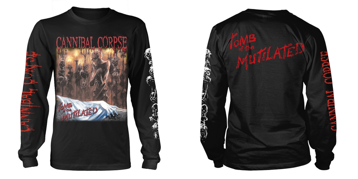 CANNIBAL CORPSE - LONG SLEEVE, TOMB OF THE MUTILATED - Horror-Shop ...