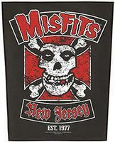 Misfits - New Jersey back patch