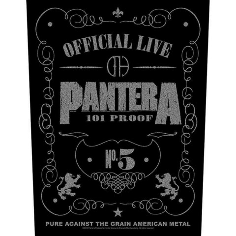 Pantera - 101% Proof selkälippu