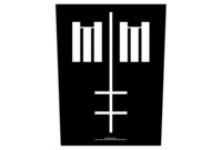 Marilyn Manson - Cross Logo selkälippu