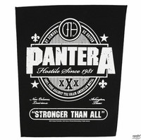 patch large PANTERA - STRONGER THAN ALL selkälippu
