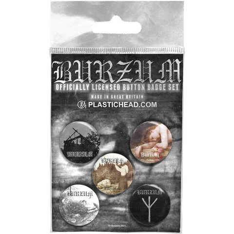 Burzum : Burzum Button Badge Set 1