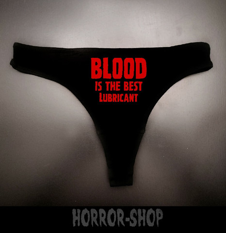 BLOOD IS THE BEST LUBRICANT stringit
