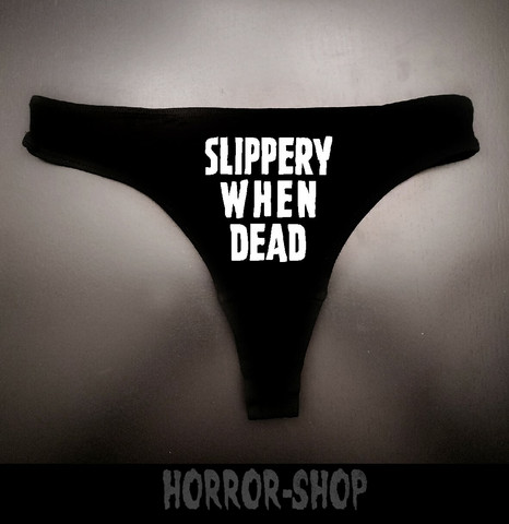 SLIPPERY WHEN DEAD strings