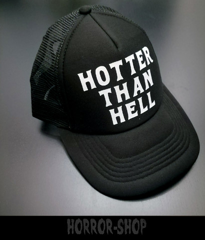 Hotter than hell trucker cap