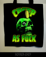 Creep as fuck Shopping bag