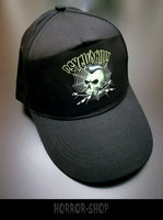 Psychobilly green skull lippis
