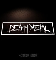 Death Metal vinyl sticker