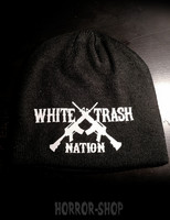 White trash nation beanie
