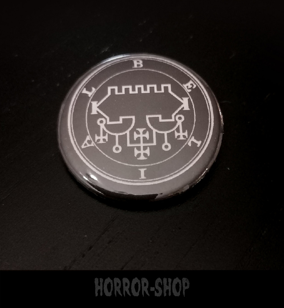 Sigil of Belial -button - Horror-Shop verkkokauppa