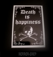 Death is happiness sticker