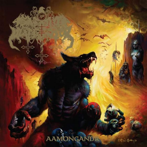 Satanic Warmaster - Aamongandr, incl poster (LP, uusi)