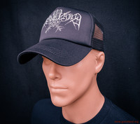 Graveland white logo - trucker cap