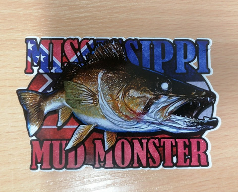 Mississippi Mud Monster sticker