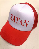 Satan - trucker cap, red