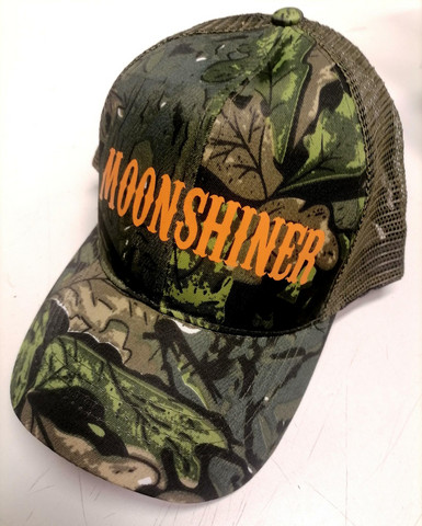 Moonshiner green trucker cap