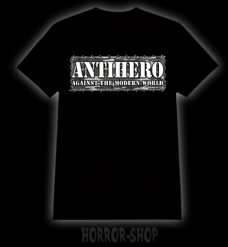 Antihero - T paita (Musta ja harmaa)