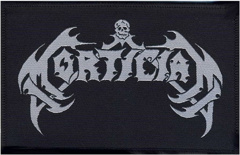 Mortician logo sew on patch