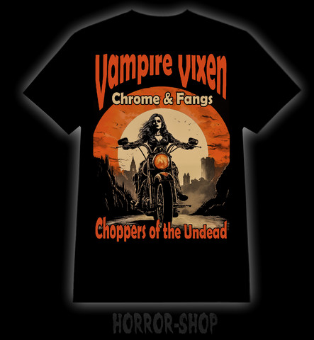 Vampire Vixen t-shirt and ladyfit